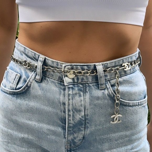CHANEL Vintage 1997 Spring Collection Silver Belt main image 7